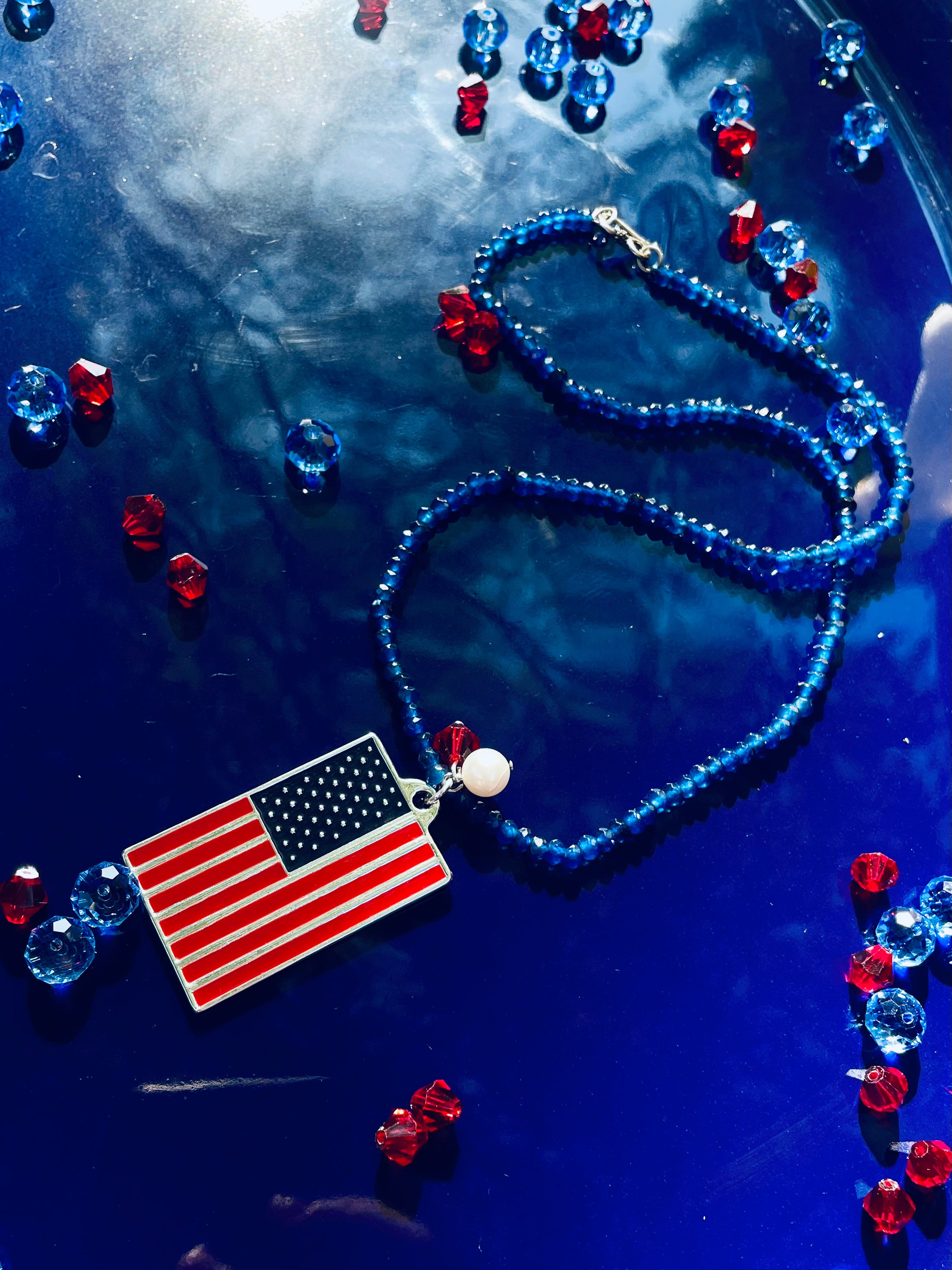 Land of the Free Sapphire necklace