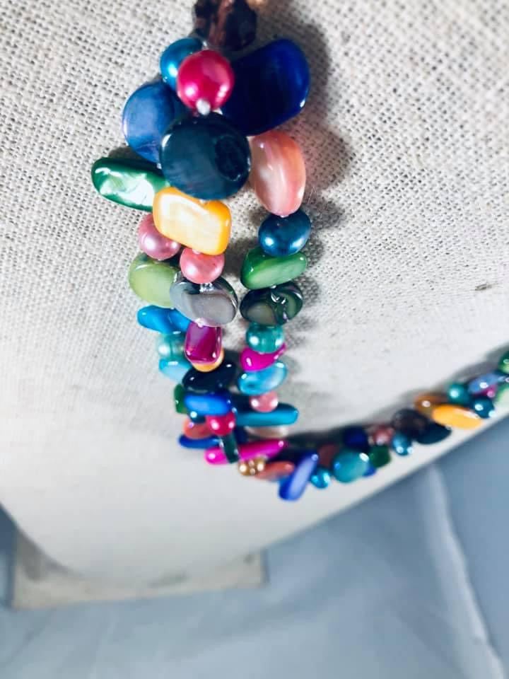Multi-colored Rainbow Necklace