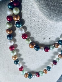 10x11mm GORGEOUS Rainbow Pearls