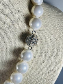 14mm white South Sea Shell Pearl Necklace
