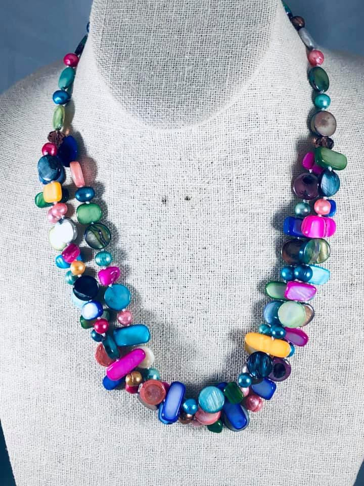 Multi-colored Rainbow Necklace